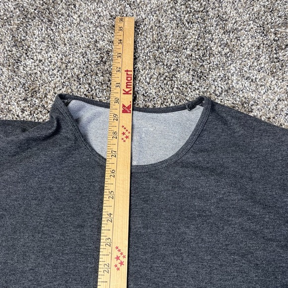 BYLT Lux Tee Shirt Mens Size XL Gray Stretch Training Short Sleeve Crew Neck Gym - Picture 6 of 9